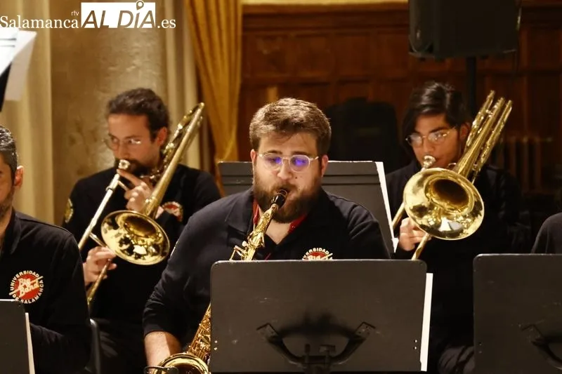 Concierto de la agrupación Big Band Universidad de Salamanca en el Casino. Fotos: David Sañudo