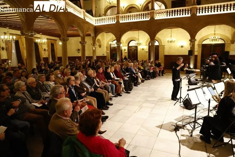 Concierto de la agrupación Big Band Universidad de Salamanca en el Casino. Fotos: David Sañudo