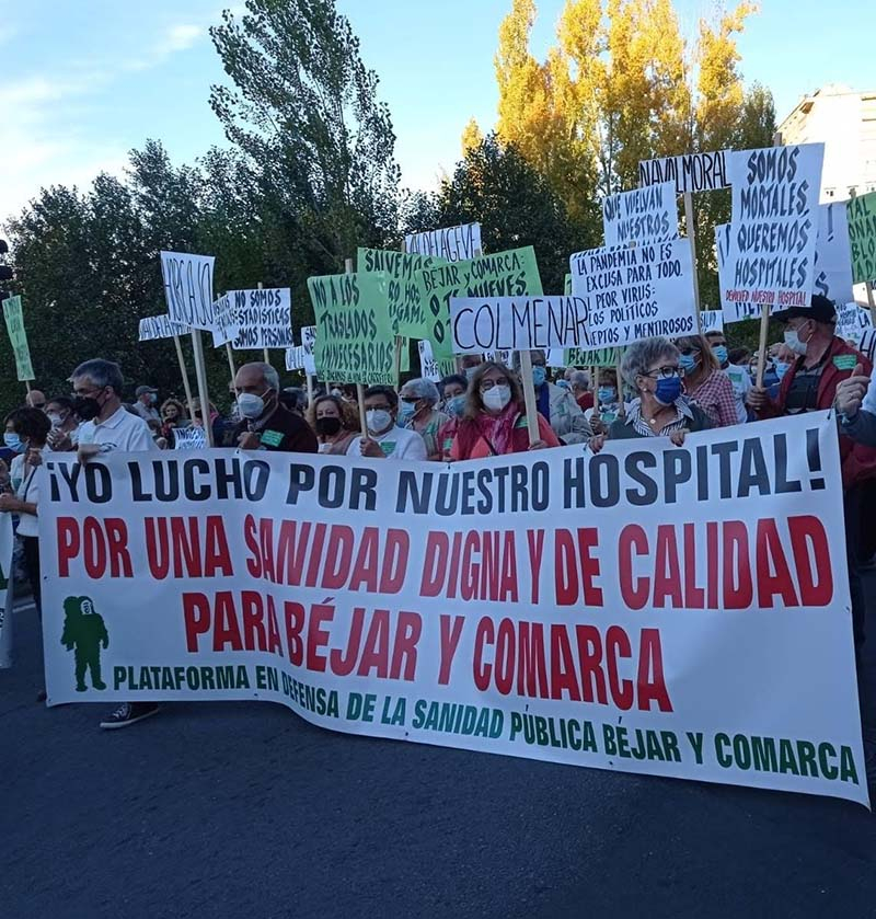 La Plataforma en Defensa de la Sanidad Pública de Béjar recibe con alegría la llegada de una máquina de rayos