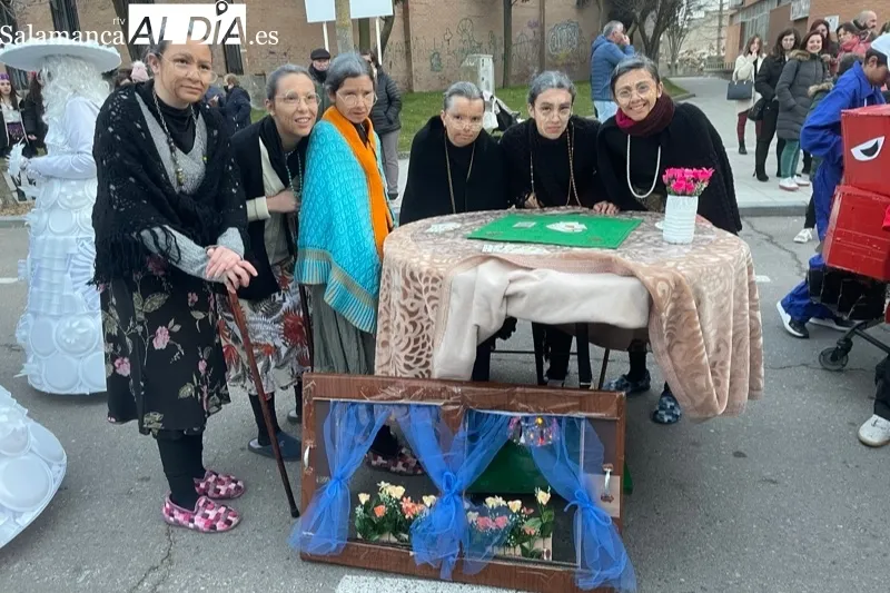 Peñaranda celebraba este martes su tradicional desfile de carnaval