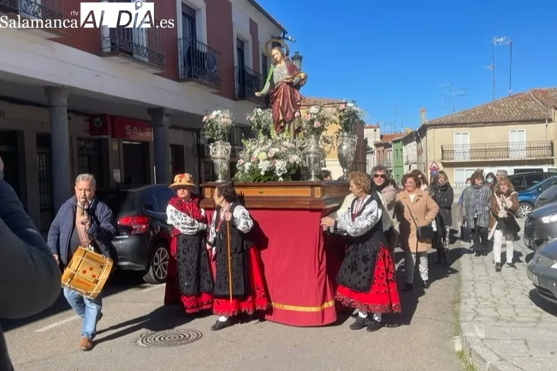 Las mujeres de Peñaranda disfrutan de la festividad de Santa Águeda