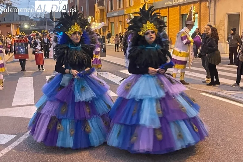 Peñaranda celebraba este martes su tradicional desfile de carnaval