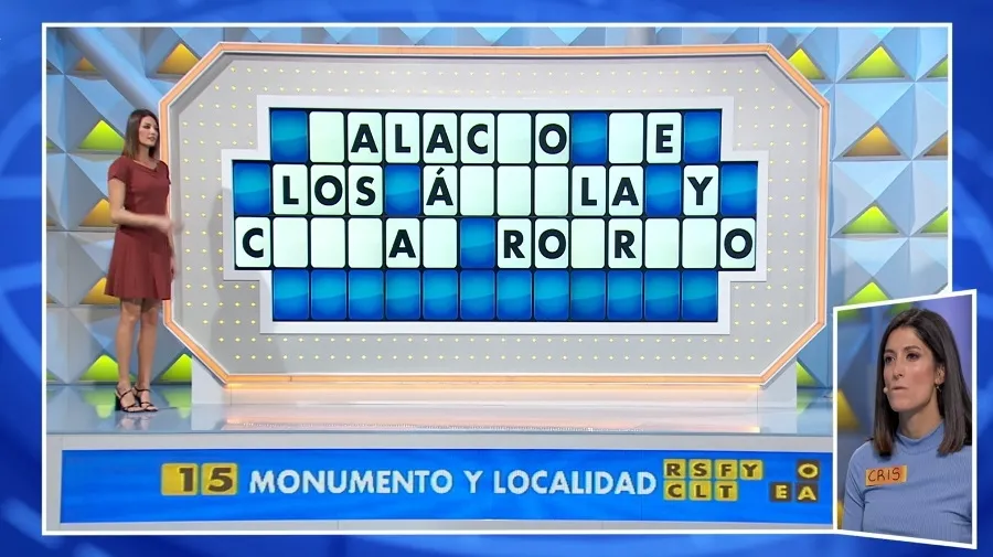 Foto 3 - Una &lsquo;s&rsquo; de m&aacute;s en &lsquo;Palacio de Los &Aacute;guila&rsquo; deja a una concursante sin 1.500&euro; en &lsquo;La Ruleta de la Suerte&rsquo;