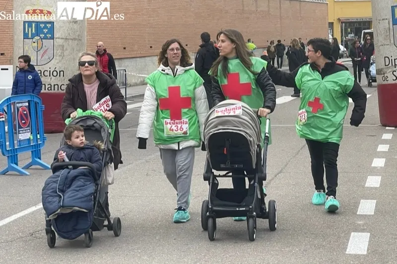 Peñaranda celebraba este sábado su séptima milla solidaria