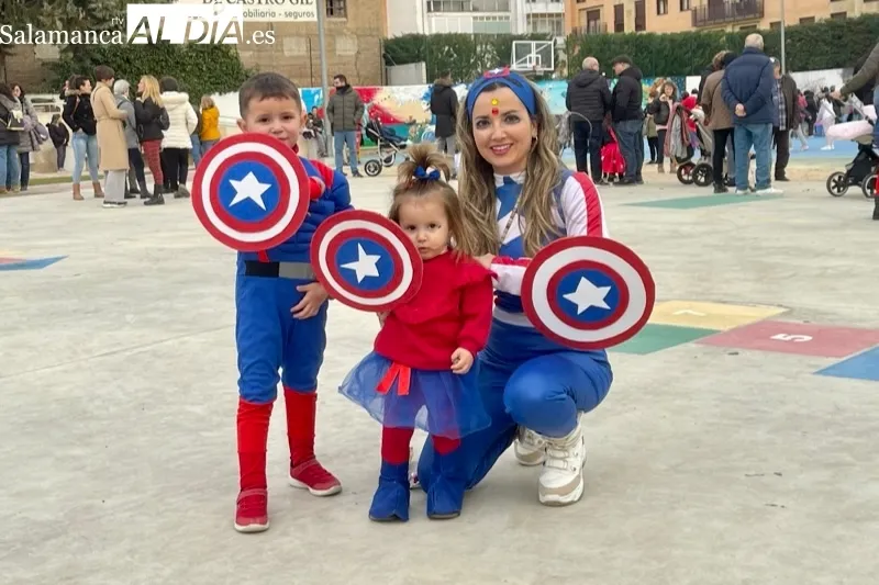 El parque La Huerta acogía el tradicional baile infantil de Carnaval