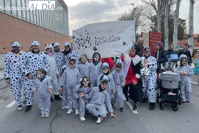 Peñaranda celebraba este martes su tradicional desfile de carnaval
