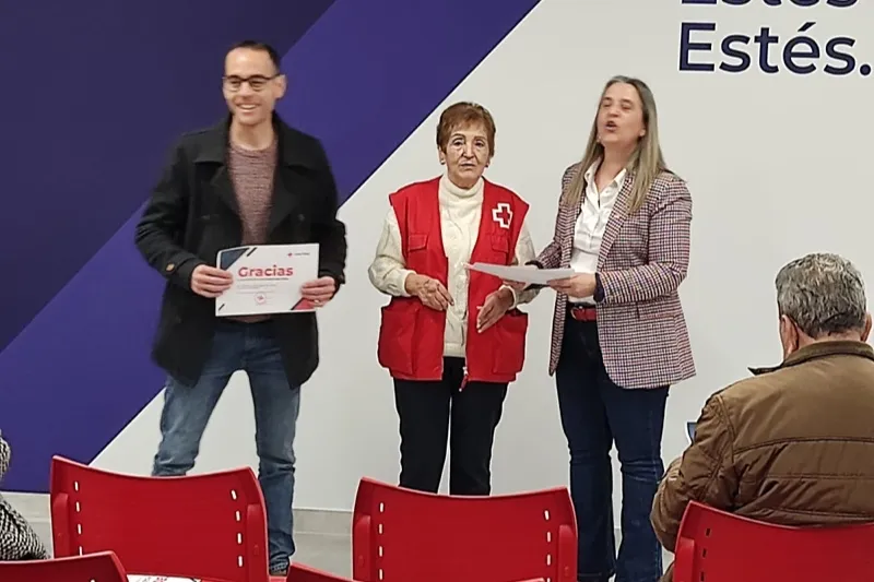 La Asamblea comarcal de Cruz Roja organizaba un reconocimiento a las empresas locales