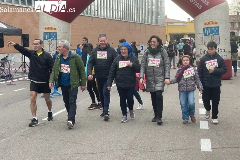 Peñaranda celebraba este sábado su séptima milla solidaria