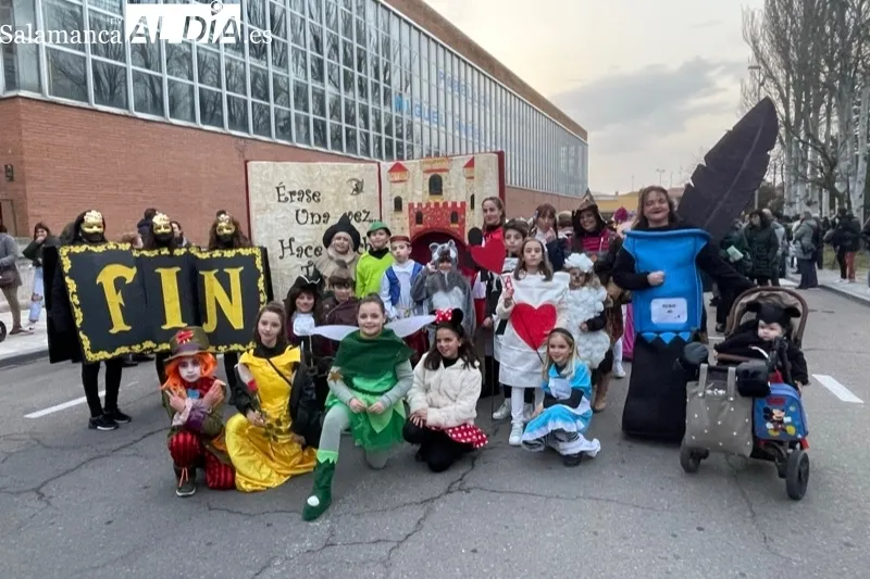 Peñaranda celebraba este martes su tradicional desfile de carnaval