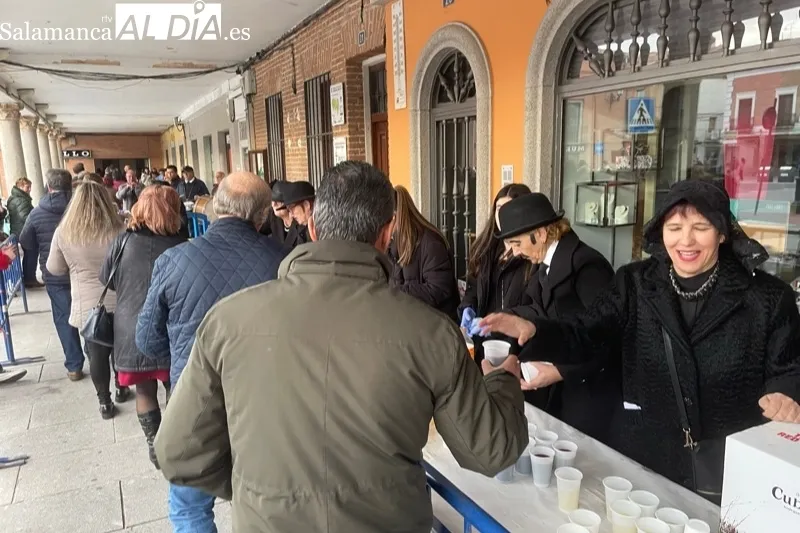 Las plazas de Peñaranda acogían el entierro de la sardina