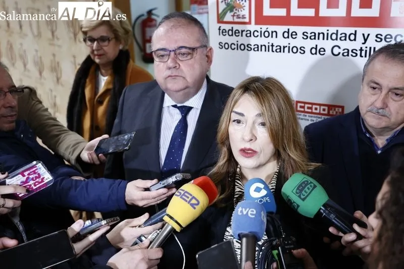 Congreso sobre Atención Primaria organizado por Comisiones Obreras en la Facultad de Medicina, en Salamanca. Foto de David Sañudo