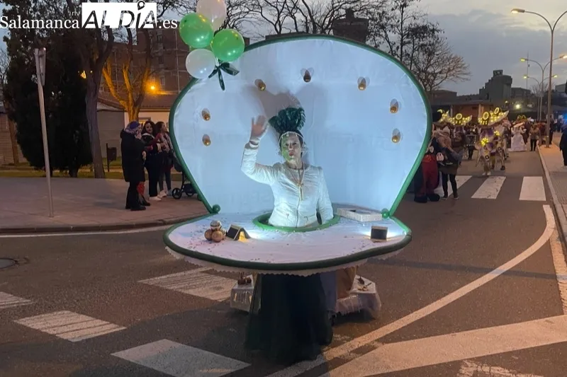 Peñaranda celebraba este martes su tradicional desfile de carnaval