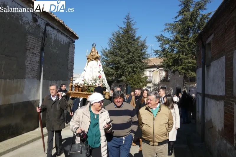 Palaciosrubios honraba a la Virgen de las Candelas