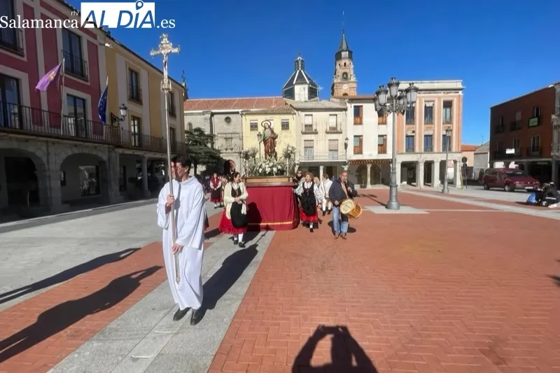 Las mujeres de Peñaranda disfrutan de la festividad de Santa Águeda