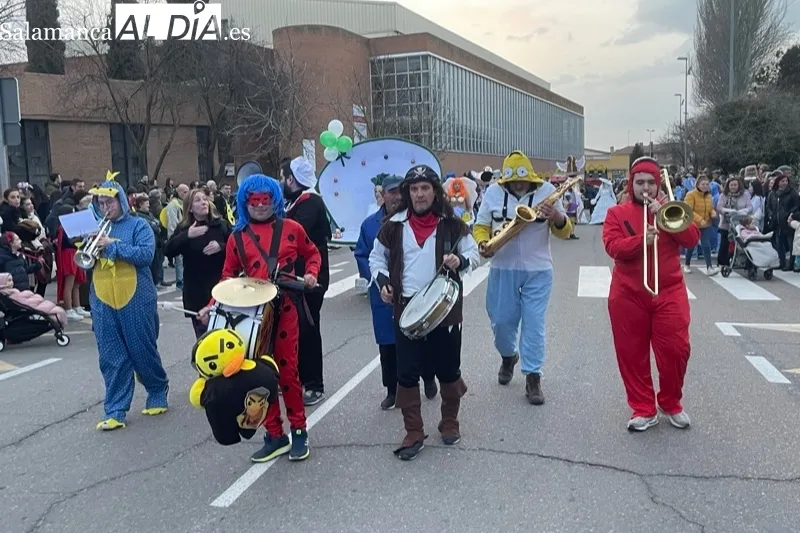 Peñaranda celebraba este martes su tradicional desfile de carnaval