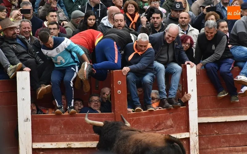 Foto 4 - Una capea menos vistosa salvo por varios referentes da paso a un desencierro con cuatro toros