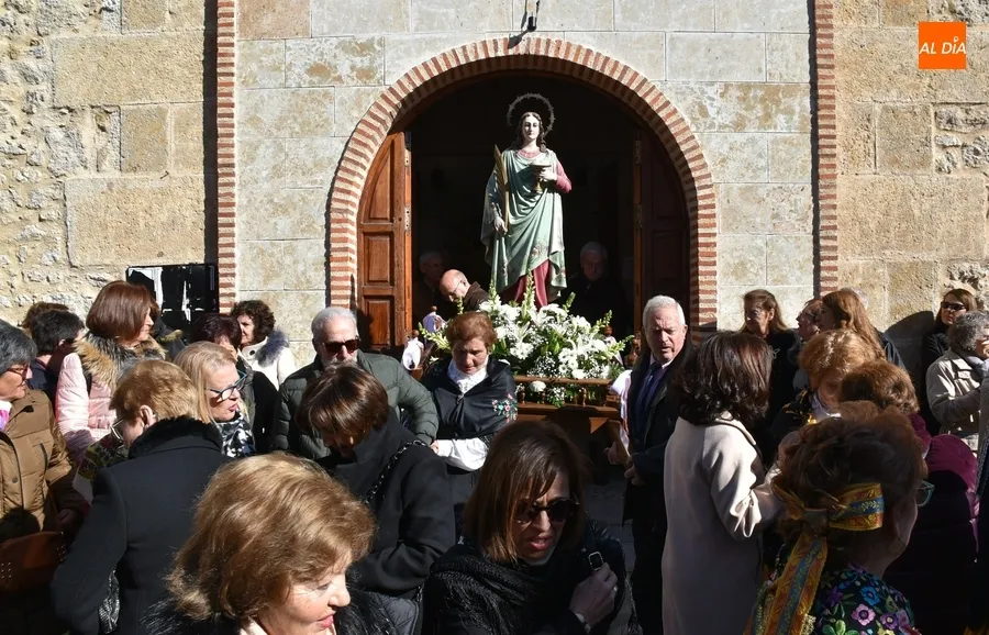 Foto 3 - Santa &Aacute;gueda sale en procesi&oacute;n tres a&ntilde;os despu&eacute;s