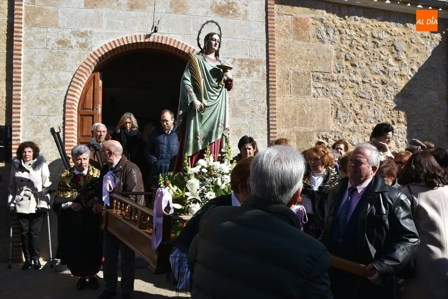 Foto 4 - Santa &Aacute;gueda sale en procesi&oacute;n tres a&ntilde;os despu&eacute;s