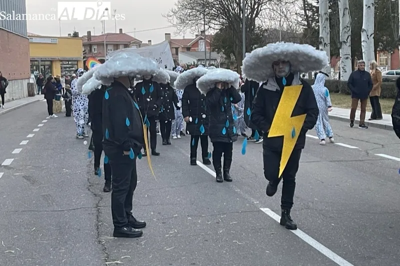 Peñaranda celebraba este martes su tradicional desfile de carnaval