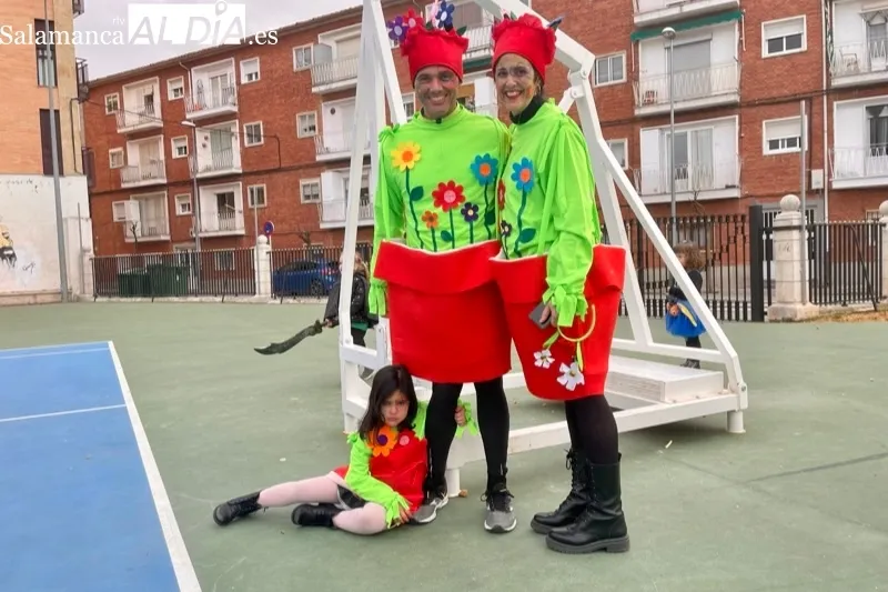 El parque La Huerta acogía el tradicional baile infantil de Carnaval