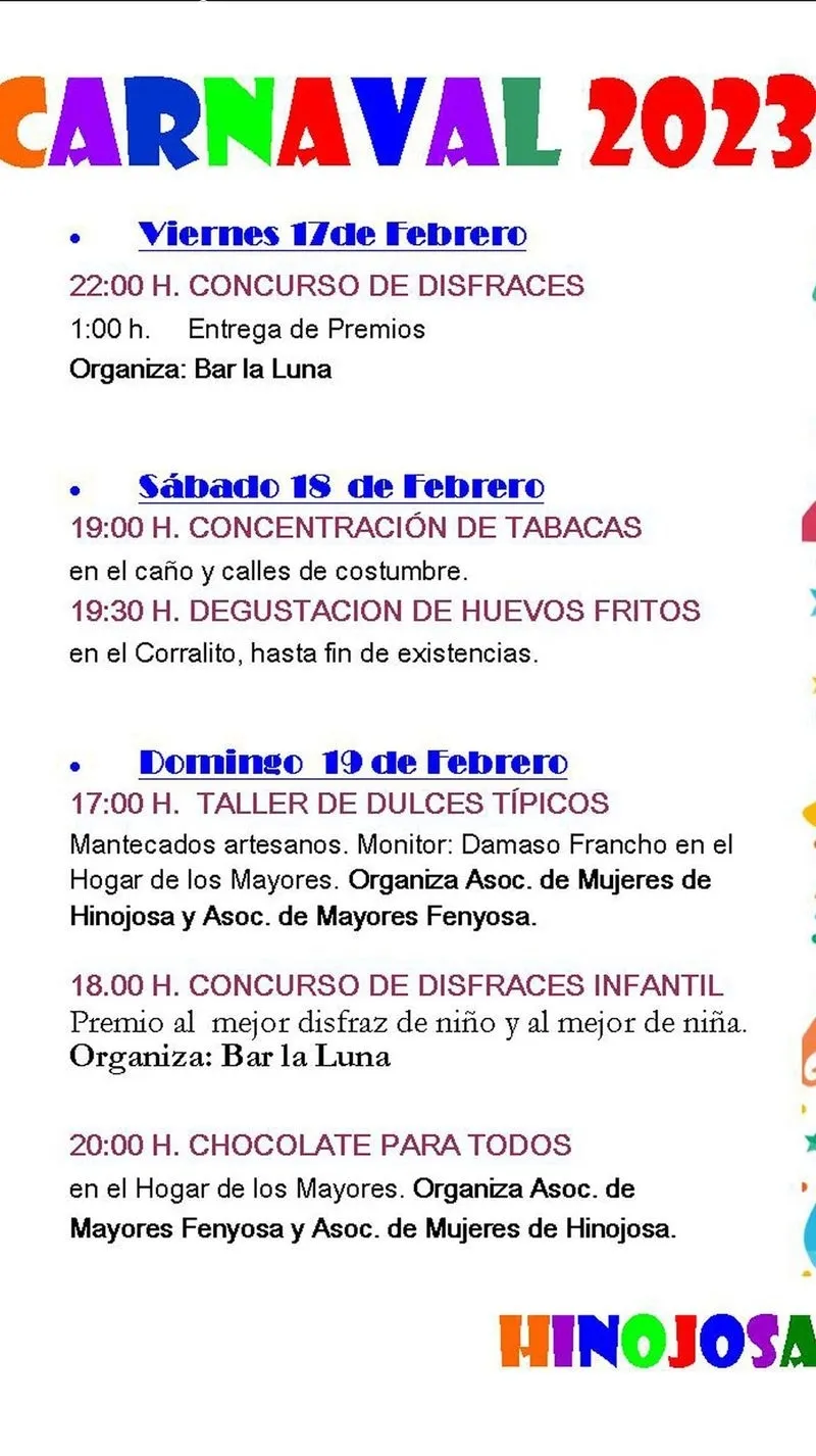 Foto 2 - Actividades para todas las edades en el Carnaval de Hinojosa de Duero