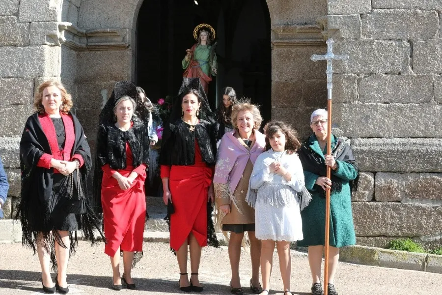 Foto 9 - Festiva jornada en honor a Santa &Aacute;gueda en Gallegos de Arga&ntilde;&aacute;n