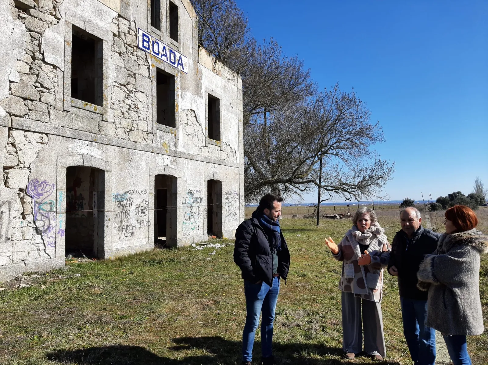 Visita institucional de la subdelegada del Gobierno, Encarnación Pérez, al municipio de Boada