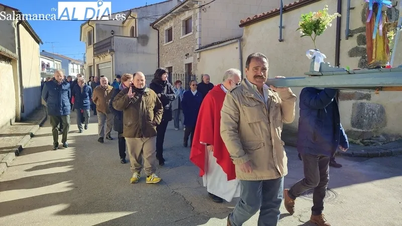Celebración de la fiesta de San Blas en Peralejos de Abajo / CORRAL