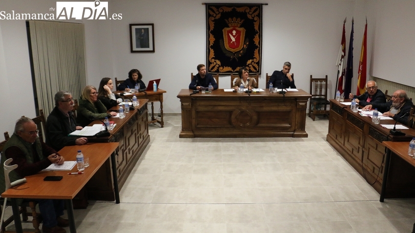 Imagen del último pleno de la Corporación del Ayuntamiento de Vitigudino celebrado en noviembre de 2022 / CORRAL 