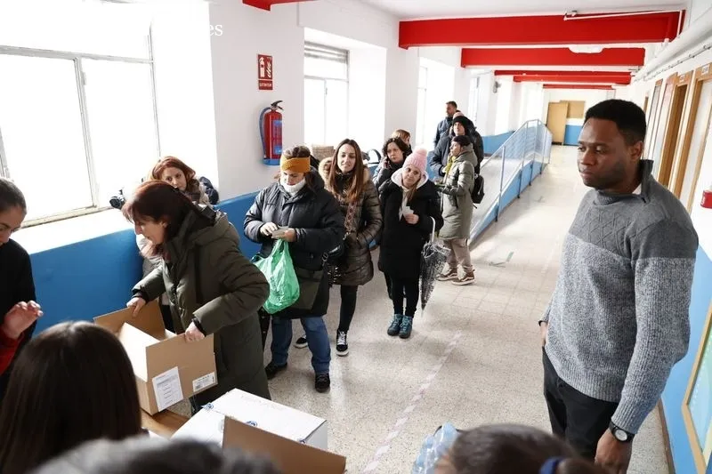 Operación Bocata en el colegio Trinitarios. Foto de David Sañudo