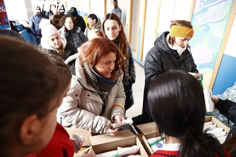 Operación Bocata en el colegio Trinitarios. Foto de David Sañudo