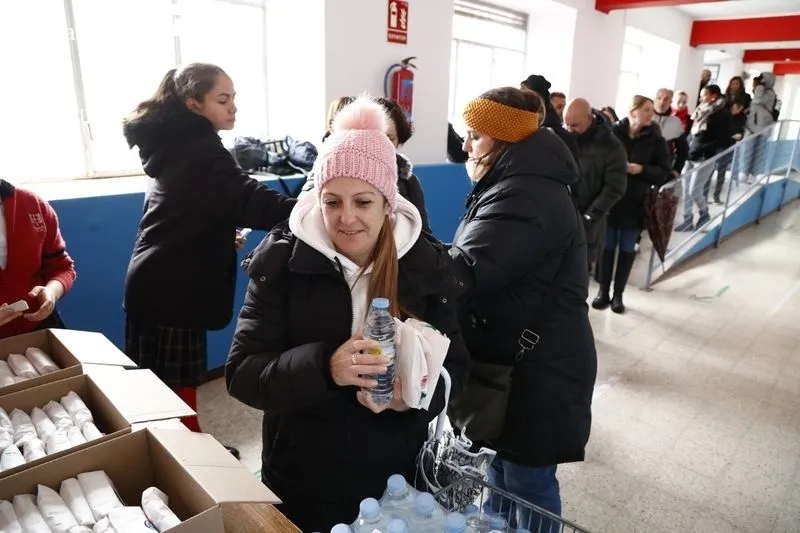 Operación Bocata en el colegio Trinitarios. Foto de David Sañudo