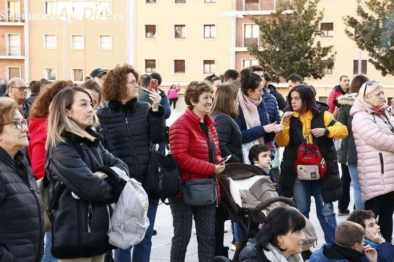 Actos organizados por la Asociación Corazones Guerreros en la plaza de la Concordia. Foto de David Sañudo
