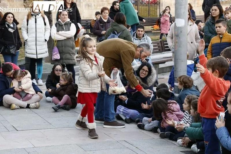 Acto de la asociación Corazones Guerreros en la plaza de la Concordia. Foto de David Sañudo