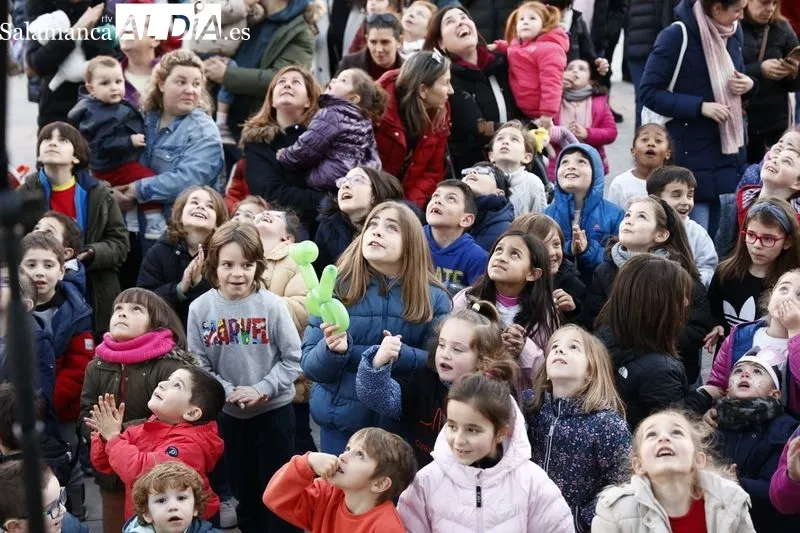 Actos organizados por la Asociación Corazones Guerreros en la plaza de la Concordia. Foto de David Sañudo