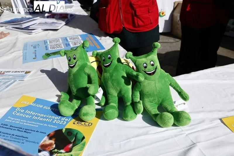 Día Internacional del Cáncer Infantil en la Plaza Mayor de Salamanca