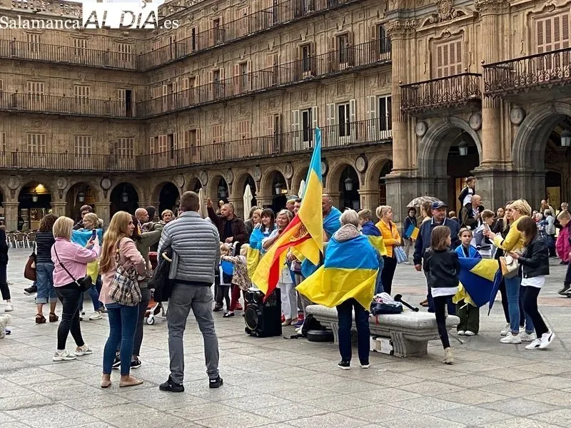 Se cumple un año del inicio de la Guerra de Ucrania: así se volcó Salamanca  