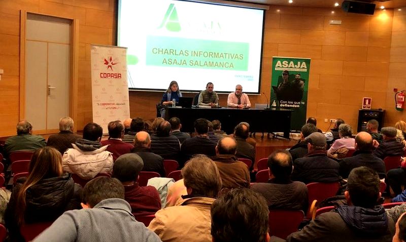 Encuentro de Asaja con agricultores y ganaderos de Salamanca. Foto Asaja Salamanca