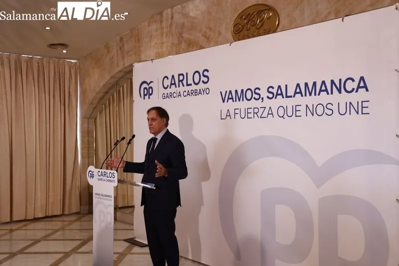 Presentación de la precandidatura de Carlos García Carbayo a la presidencia del Partido Popular de Salamanca. Foto de David Sañudo