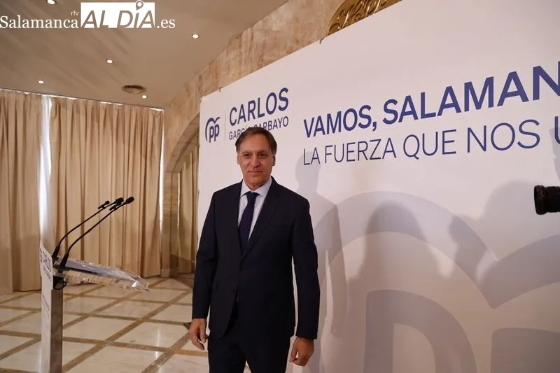Presentación de la precandidatura de Carlos García Carbayo a la presidencia del Partido Popular de Salamanca. Foto de David Sañudo