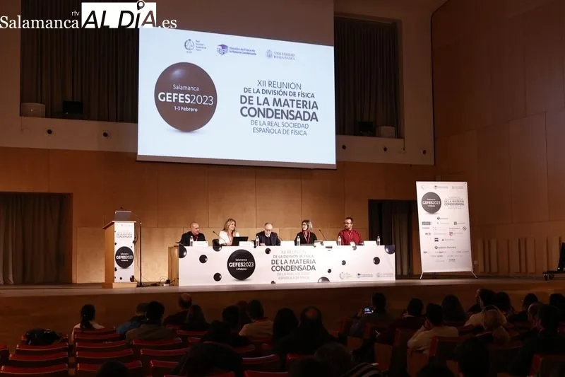 Congreso en el Auditorio Fonseca organizado por la Real Sociedad Española de Física. Foto de David Sañudo