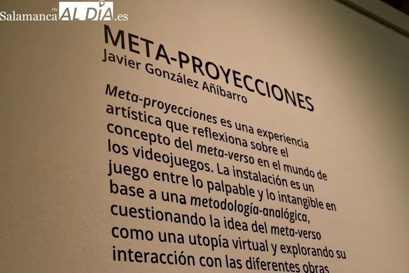 Exposición ‘Meta-proyecciones’ del artista Javier González Añíbarro. Foto de Vanesa Martins