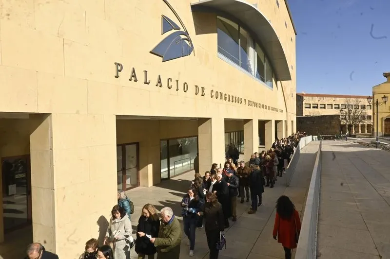 Espectadores en el Palacio de Congreso, con motivo de la Gala del Amor y del Humor