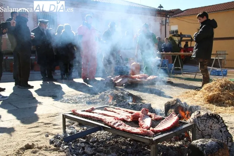 Foto 9 - Participativa matanza tradicional en Galinduste