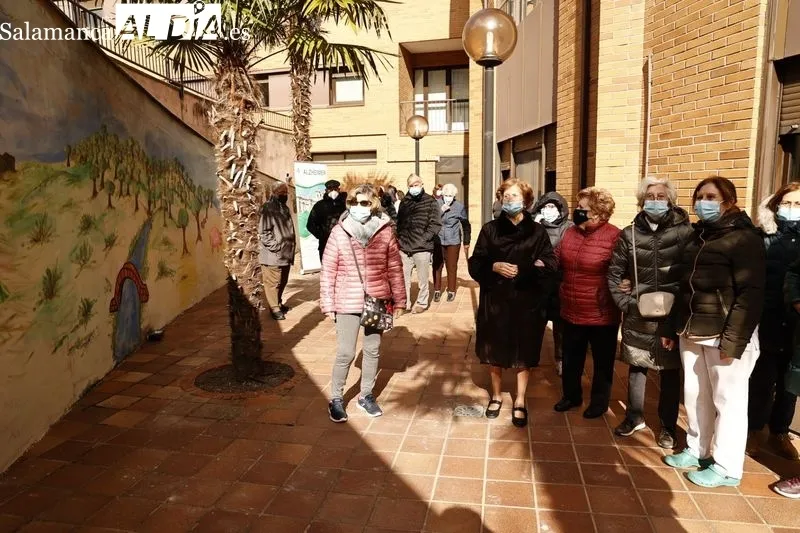 Inauguración del mural de Chema Alonso en el Centro Residencial Boni Mediero. Foto de David Sañudo