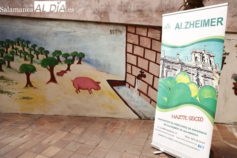 Inauguración del mural de Chema Alonso en el Centro Residencial Boni Mediero. Foto de David Sañudo