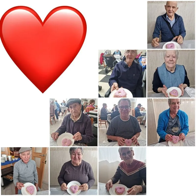 Fiesta del amor y la amistad por San Valentín en la Residencia Arapiles
