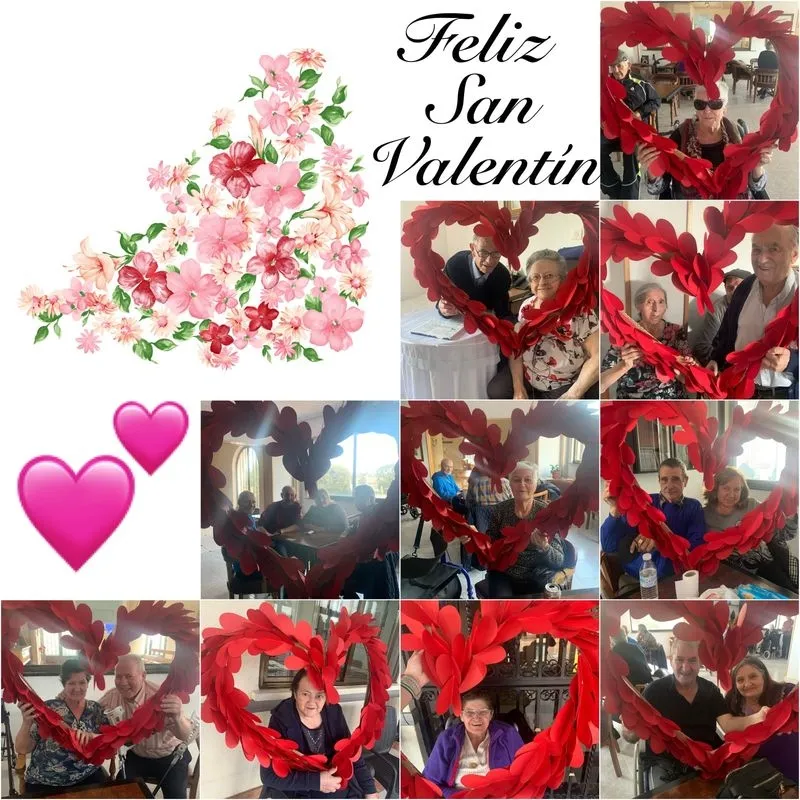 Fiesta del amor y la amistad por San Valentín en la Residencia Arapiles