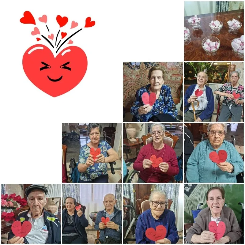 Fiesta del amor y la amistad por San Valentín en la Residencia Arapiles