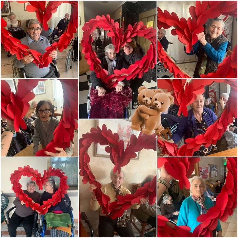 Fiesta del amor y la amistad por San Valentín en la Residencia Arapiles